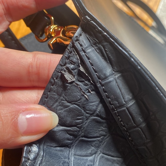 Zac Posen Small 2 Style Black Purse Crossbody - Picture 5 of 11